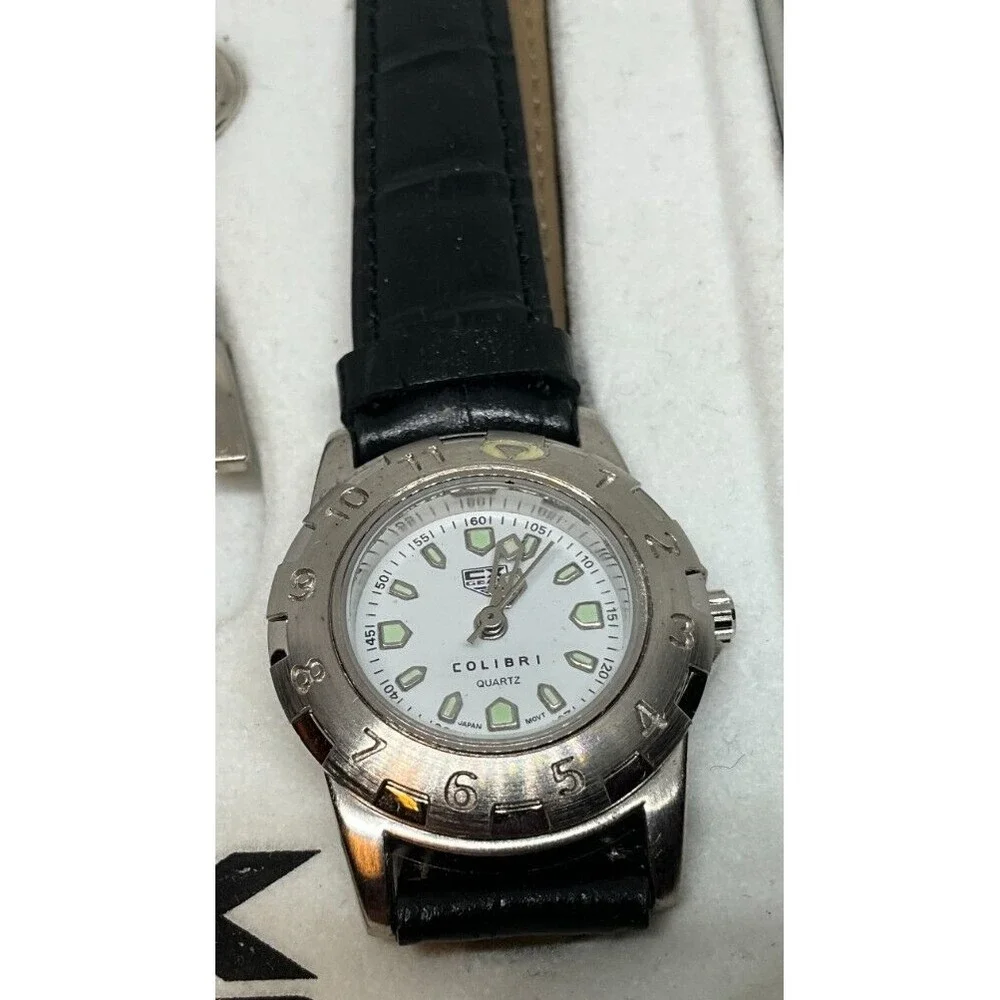 Desirable CX Gear watch set by Colibri, original tin papers, new old stock, runs